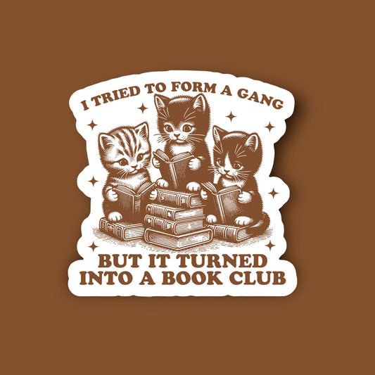 Book Club Bookish Sticker