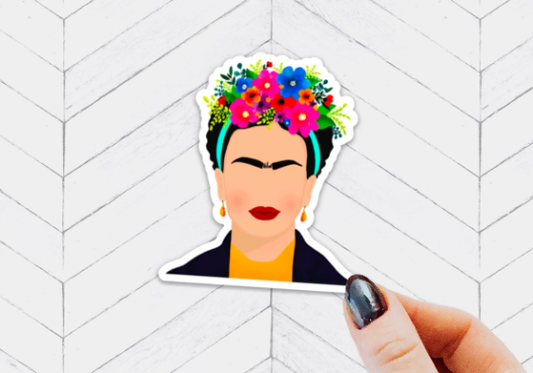 Frida Kahlo Waterproof Vinyl Sticker