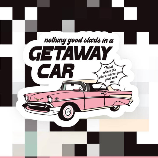 Taylor Swift Eras Getaway Car Sticker