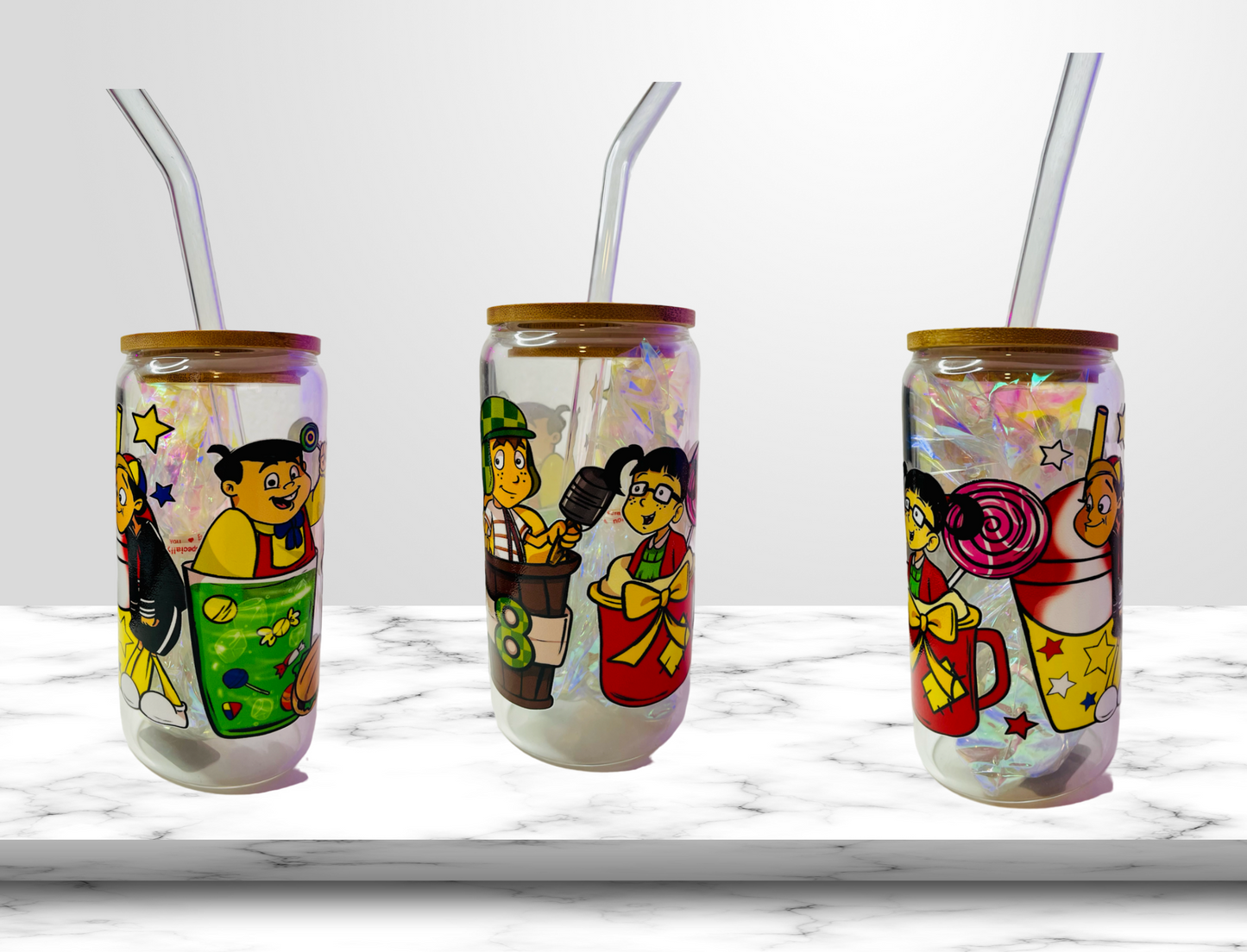 El Chavo Glass Cup