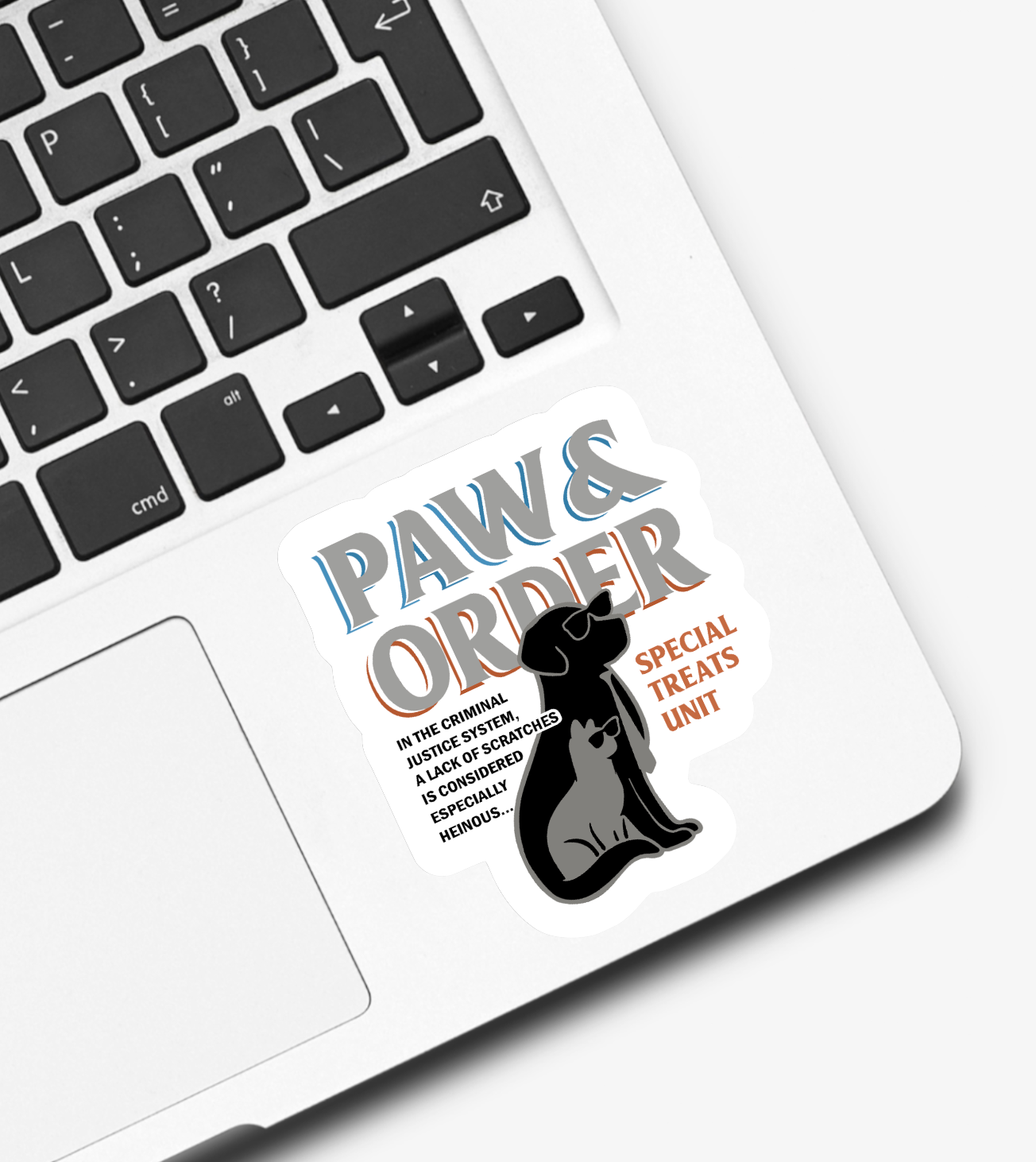 Paw and Order Special Treats Unit Sticker