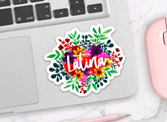 Latina Waterproof Vinyl Sticker