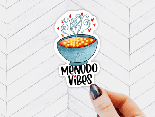 Menudo Vibes Waterproof Vinyl Sticker