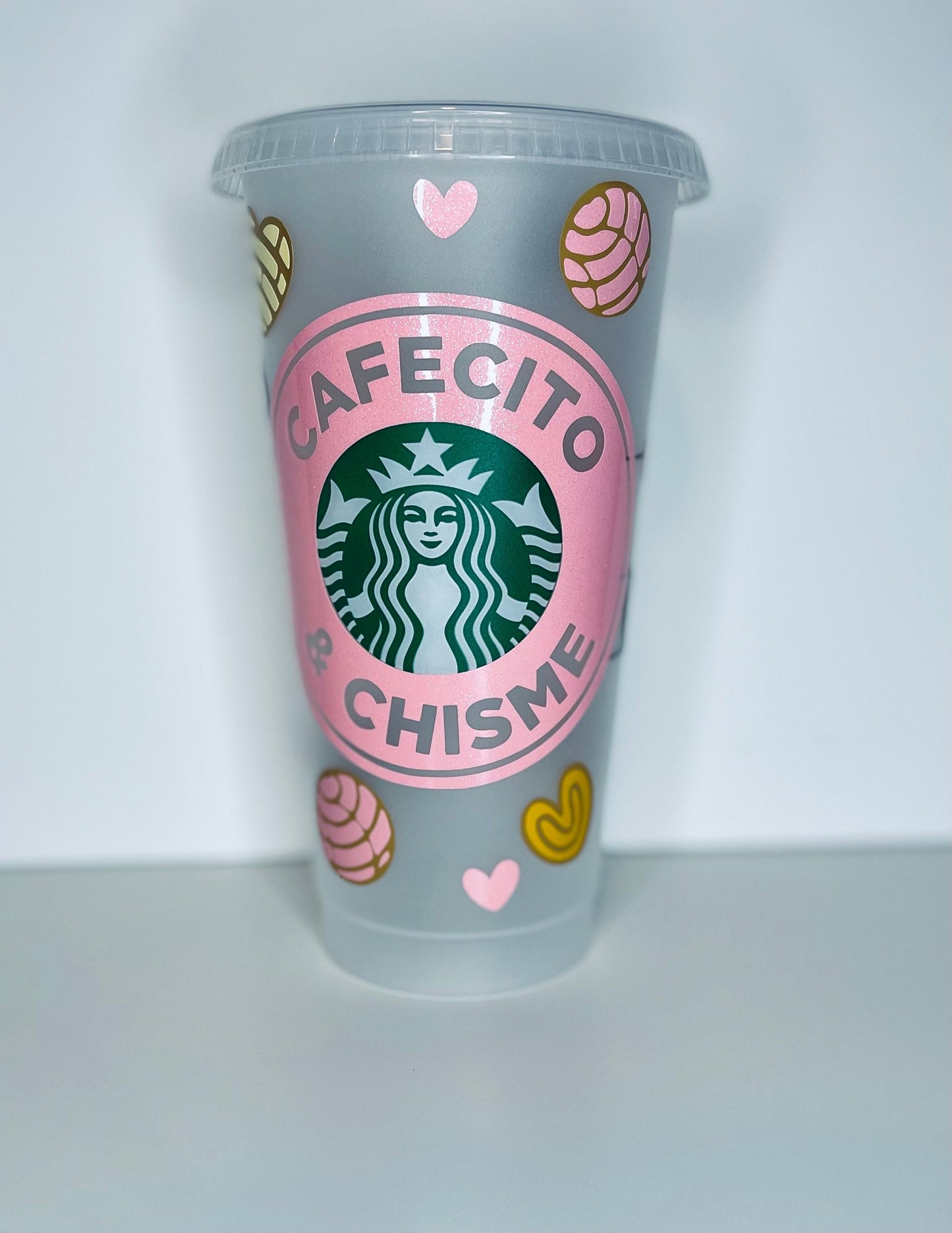 Cafecito and Chisme Starbucks Venti Cold Cup
