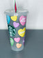 Bad Bunny Starbucks Cup, Bad Bunny , Love valentines sweet hearts Starbucks Venti Cold Cup